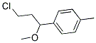 3-METHOXY-3-(4-TOLYL)-PROPYL CHLORIDE Struktur