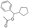 CYCLOPENTYLPHENYLMETHANOL ACETATE Struktur