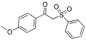 1-(4-METHOXYPHENYL)-2-(PHENYLSULFONYL)-1-ETHANONE Struktur