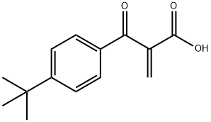 2-(P-TERT-BUTYLBENZOYL)ACRYLIC ACID Struktur