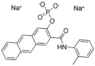 NAPHTHOL AS-GR PHOSPHATE DISODIUM SALT Struktur