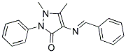 4-BENZYLIDENE AMINO ANTIPYRENE Struktur