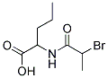 DL-A-BROMOPROPIONYL-DL-NORVALINE Struktur