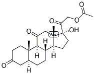 5-ALPHA-DIHYDROCORTISONE ACETATE Struktur