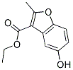 5-HYDROXY-2-METHYL-BENZOFURAN-3-CARBOXYLIC ACID ETHYL ESTER Struktur