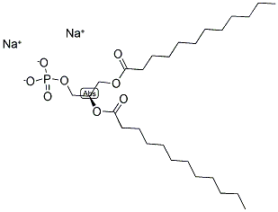 1,2-DILAUROYL-SN-GLYCERO-3-PHOSPHATE (MONOSODIUM SALT) Struktur