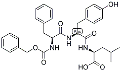 BENZYLOXYCARBONYL-L-PHENYLALANYL-L-TYROSYL-L-LEUCINE Struktur