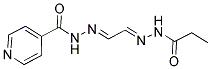 ISONICOTINIC ACID (PROPIONYLHYDRAZONOETHYLIDENE)-HYDRAZIDE Struktur