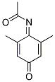 N-ACETYL-2,6-DIMETHYL-P-BENZOQUINONE IMINE Struktur