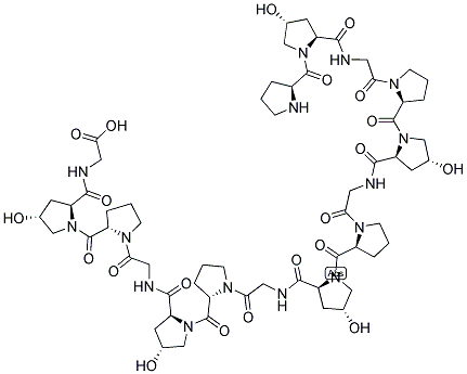 (PRO-HYP-GLY)5 10H2O Struktur