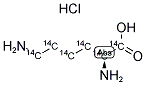 L-LYSINE, [U-14C] MONOHYDROCHLORIDE Struktur