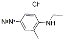 P-DIAZO-N-ETHYL-O-TOLUIDINE Struktur