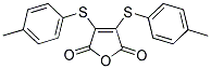 3,4-DI[(4-METHYLPHENYL)THIO]-2,5-DIHYDROFURAN-2,5-DIONE Struktur