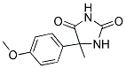 5-(4-METHOXY-PHENYL)-5-METHYL-IMIDAZOLIDINE-2,4-DIONE Struktur