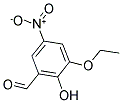 3-ETHOXY-2-HYDROXY-5-NITROBENZALDEHYDE Struktur