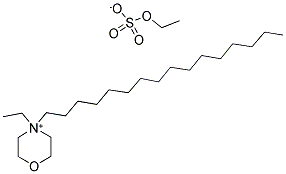 CETYLETHYLMORPHOLINIUM ETHYLSULFATE Struktur