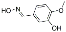 3-HYDROXY-4-METHOXYBENZALDEHYDE OXIME Struktur