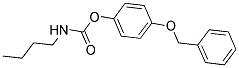 4-BENZYLOXYPHENYL-N-BUTYLCARBAMATE Struktur