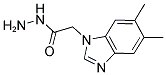 5,6-DIMETHYLBENZIMIDAZOLE-1-ACETHYDRAZIDE Struktur