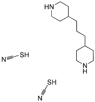 4,4'-TRIMETHYLENEDIPIPERIDINE,DITHIOCYANATE Struktur