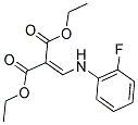 DIETHYL 2-[(2-FLUOROANILINO)METHYLENE]MALONATE Struktur