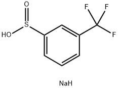 3-TRIFLUOROMETHYLBENZENESULFINIC ACID SODIUM SALT Struktur