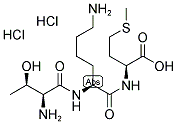 H-THR-LYS-MET-OH 2HCL Struktur