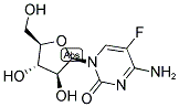 5-FLUOROCYTOSINE-BETA-D-ARABINOFURANOSIDE Struktur