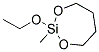 1-ETHOXY-1-METHYL-1-SILA-2,7-DIOXACYCLOHEPTANE Struktur