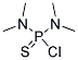 BIS(DIMETHYLAMINO)THIOPHOSPHORYL CHLORIDE Struktur