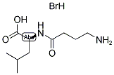 GAMMA-AMINOBUTYRYL-L-LEUCINE HBR Struktur