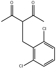 3-(2,6-DICHLOROBENZYL)-2,4-PENTANEDIONE Struktur