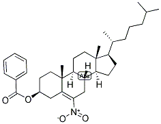 6-NITROCHOLESTERYL BENZOATE Struktur