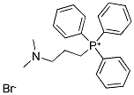 [3-(DIMETHYLAMINO)PROPYL]TRIPHENYLPHOSPHONIUM BROMIDE Struktur