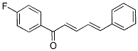 1-(4-FLUOROBENZOYL)-4-PHENYLBUTADIENE Struktur