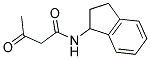 N-1-INDANYLACETOACETAMIDE Struktur