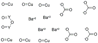 YTTRIUM BARIUM COPPER OXIDE CARBONATE Struktur