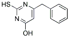 4-BENZYL-6-HYDROXY-2-MERCAPTOPYRIMIDINE Struktur