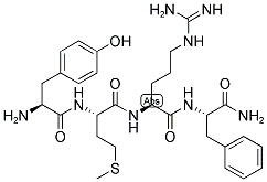 TYR-MET-ARG-PHE-NH2 Struktur