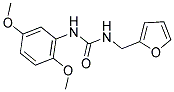 1-(2,5-DIMETHOXYPHENYL)-3-FURFURYLUREA Struktur