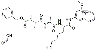 Z-ALA-ALA-LYS-4M-BETANA FORMIATE SALT Struktur