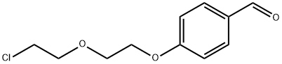 4-[2-(2-CHLORO-ETHOXY)-ETHOXY]-BENZALDEHYDE Struktur