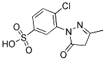 1-(2-CHLORO-5-SULFOPHENYL)-3-METHYL-5-PYRAZOLONE Struktur