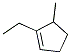 1-ETHYL-5-METHYLCYCLOPENTENE Struktur