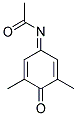 N-ACETYL 3,5-DIMETHYL-P-BENZOQUINONE IMINE Struktur