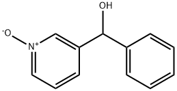 (1-OXIDO-3-PYRIDINYL)(PHENYL)METHANOL Struktur