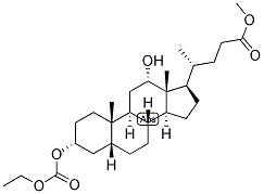 5BETA-CHOLANIC ACID-3ALPHA,12ALPHA-DIOL 3-CARBETHOXYLATE METHYL ESTER Struktur