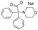 A,A-DIPHENYL-4-MORPHOLINEACETIC ACID, SODIUM SALT Struktur