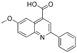 6-METHOXY-2-PHENYL-4-QUINOLINECARBOXYLIC ACID Struktur