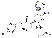 H-D-TYR-TRP-GLY-OH Struktur